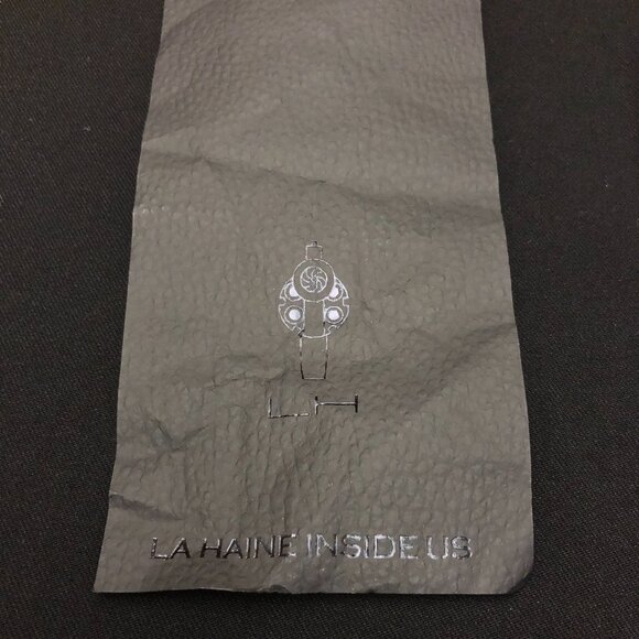 BNWT Unique Black Asymmetric Dress Designer La Haine Inside Us in Small - Picture 10 of 15